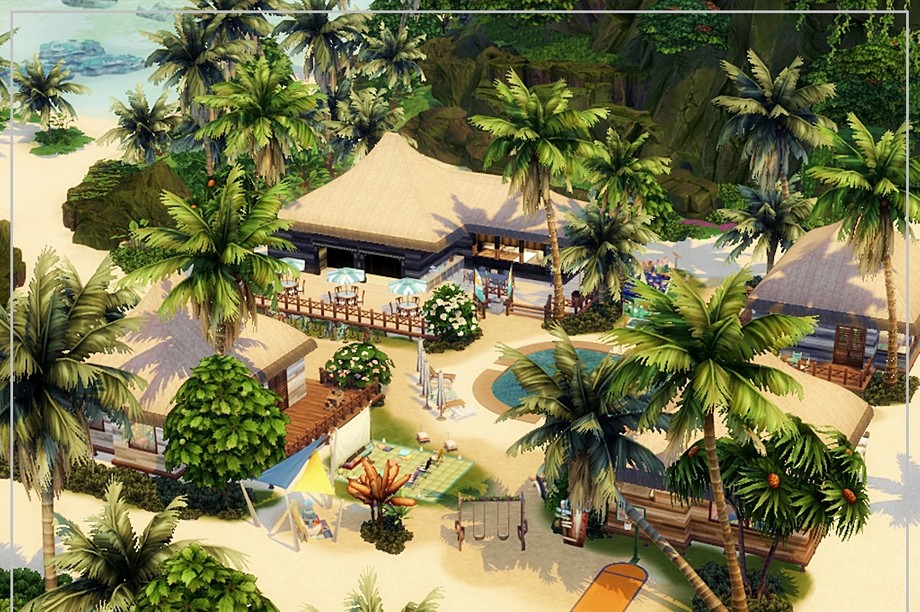 10 Beautiful Sims 4 Vacation Homes (No CC) 2 sims 4 family vacation home no cc