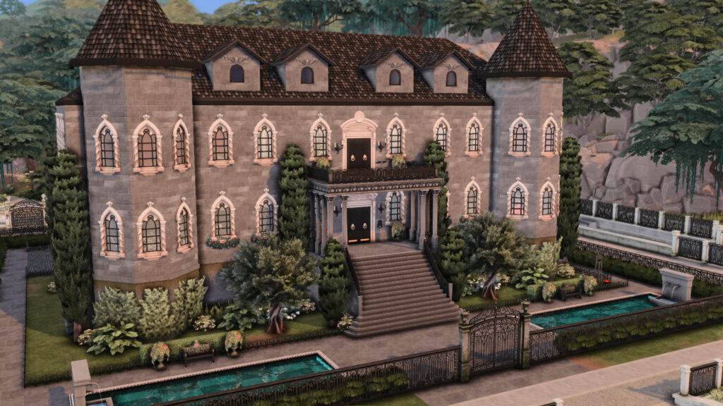 The Best Castle & Palace Builds in The Sims 4 (No CC) 25 sims 4 gothic castle no cc