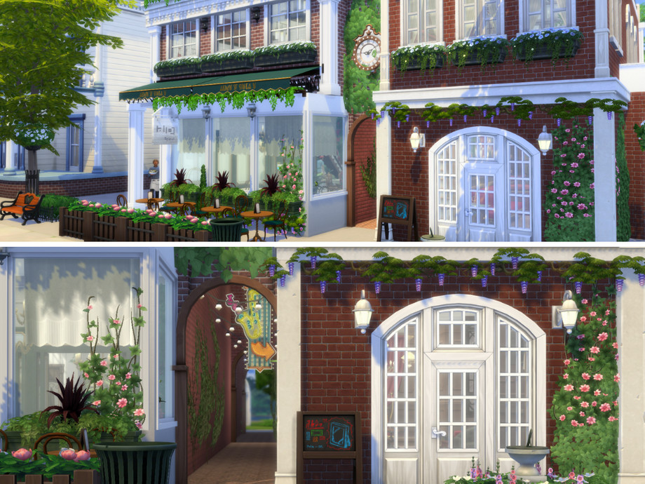 sims 4 jazz cafe restaurant no cc