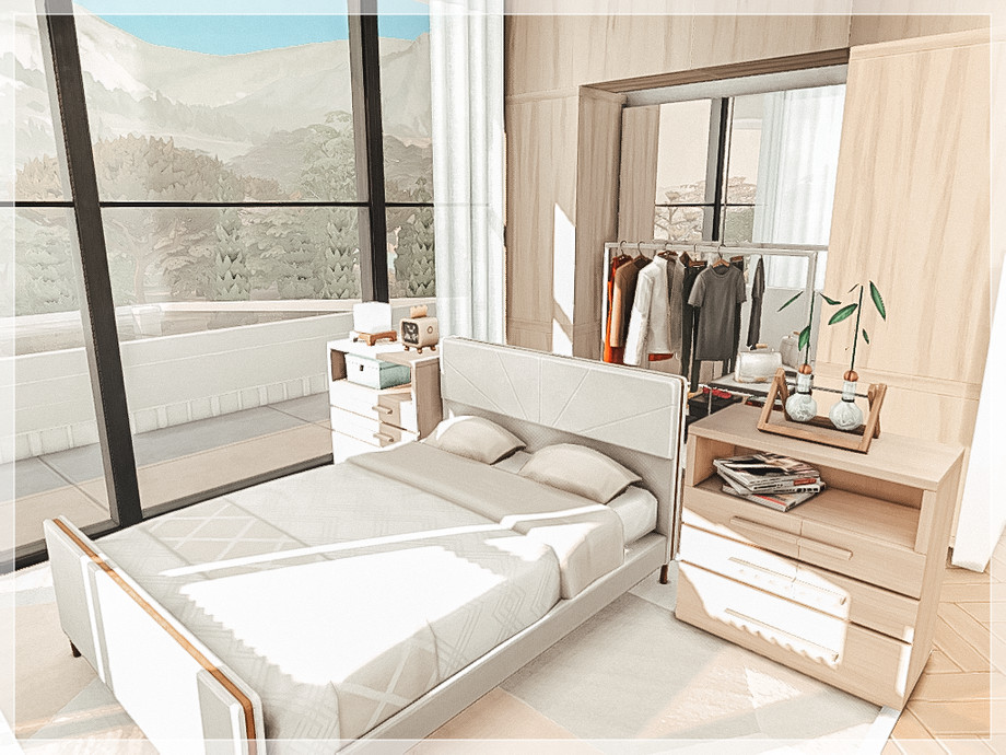 sims 4 modern bedroom decor no cc