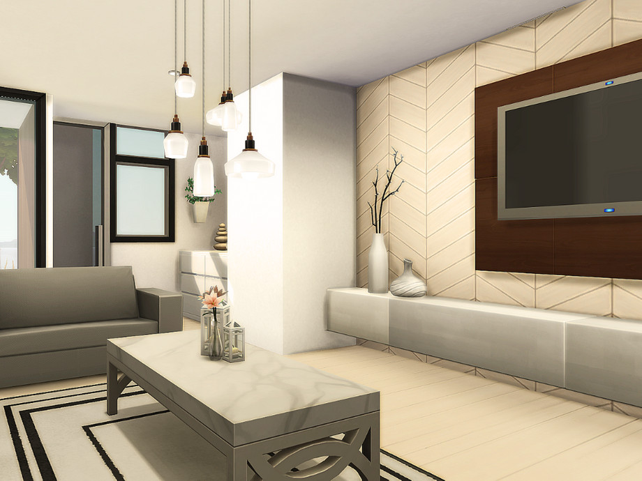 sims 4 modern lakehouse no cc