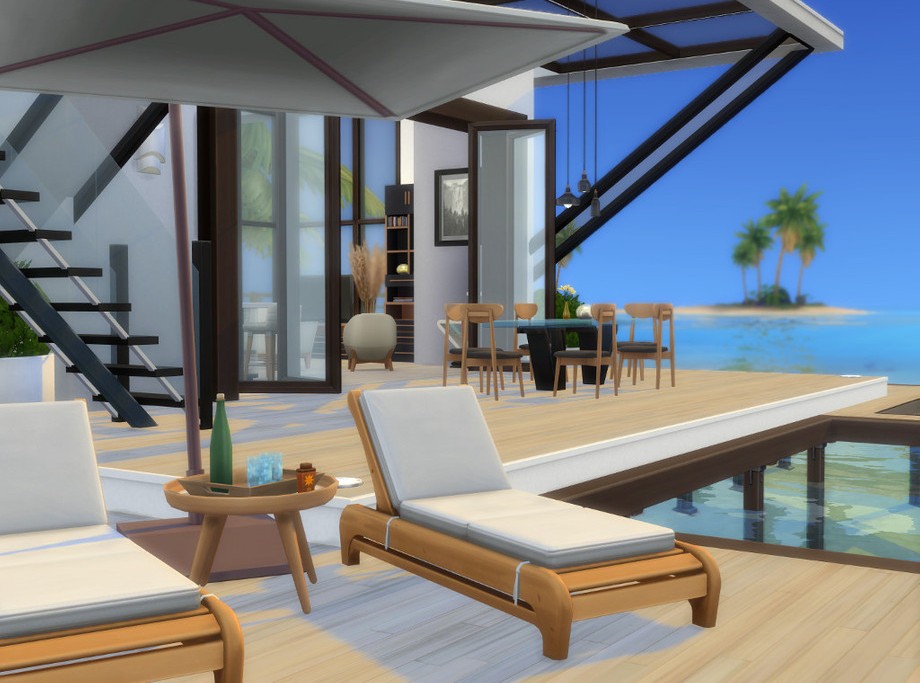 sims 4 ocean view beach house no cc 1