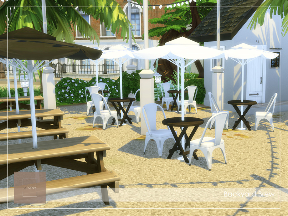 10 Sims 4 Cafes Perfect for Dates & Everyday Gameplay (No CC) 10 sims 4 outdoor cafe no cc