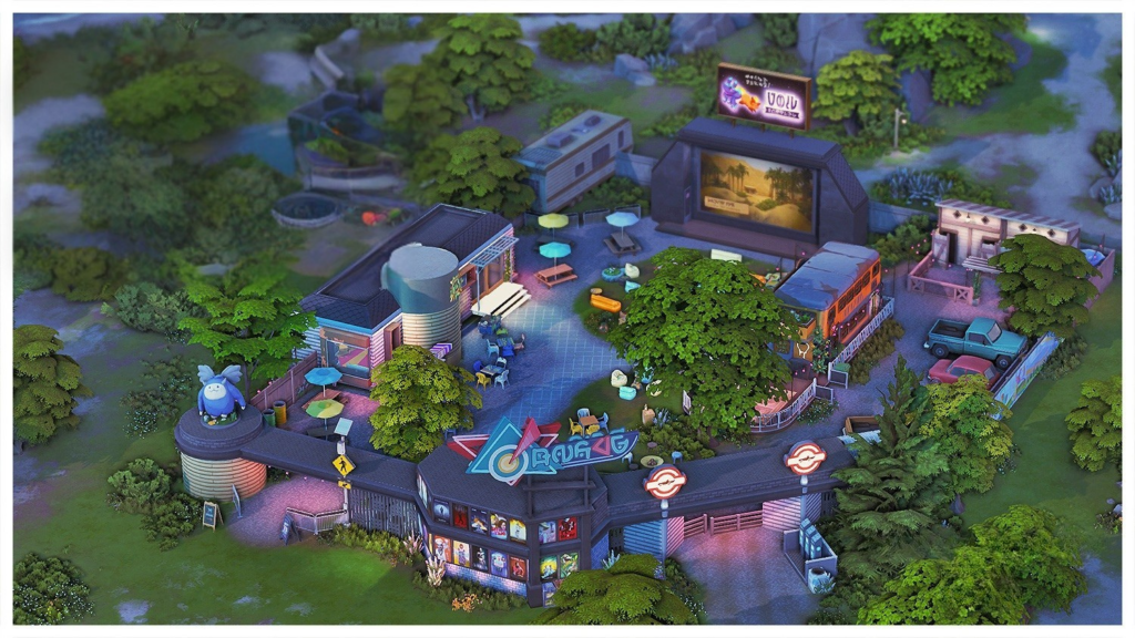 10 Sims 4 Parks & Outdoor Builds Your Sim Will Actually Visit (No CC) 43 Sims 4 outdoor park no CC with family friendly design