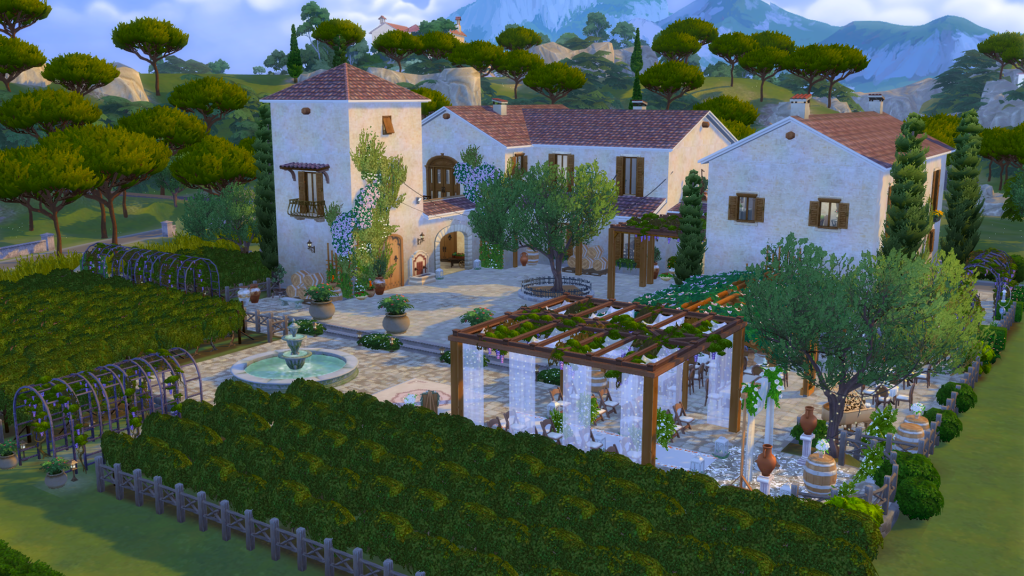 Sims 4 Wedding Venues That Feel Like a Dream (No CC) 6 sims 4 winery wedding venue no cc