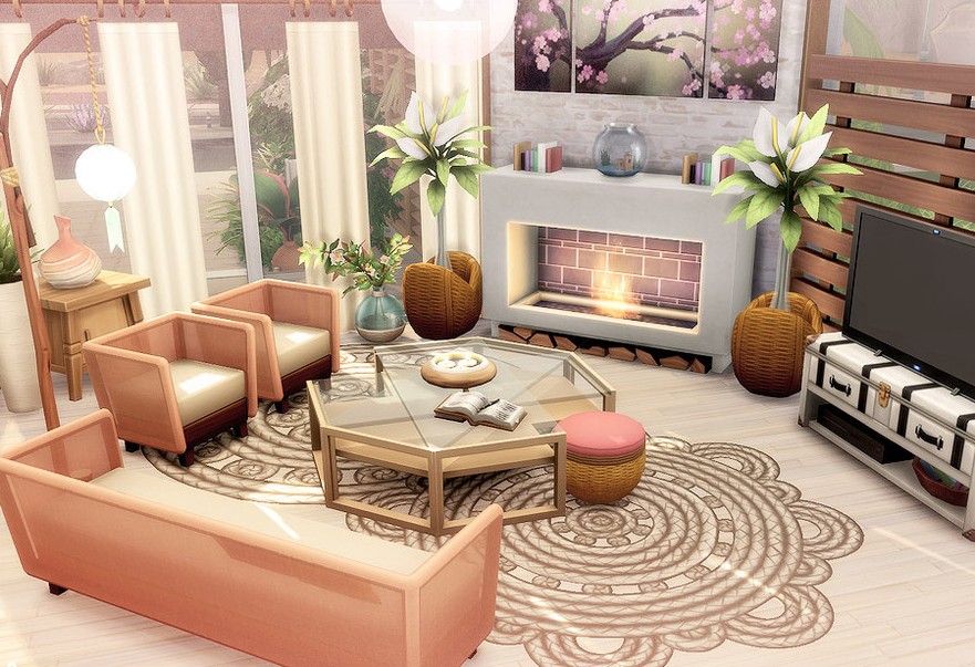 10 Beautiful Sims 4 Vacation Homes (No CC) 25 sims 4 paradise vacation home no cc