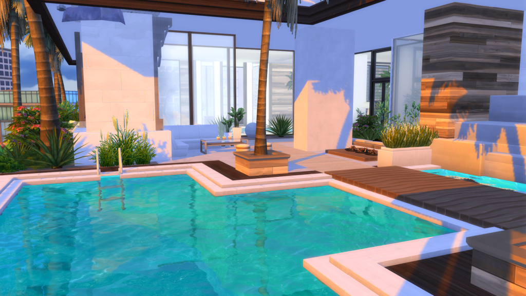 Sims 4 Penthouse Apartments That Feel Like Luxury Living (No CC) 7 Sims 4 penthouse apartments no CC with open concept layout