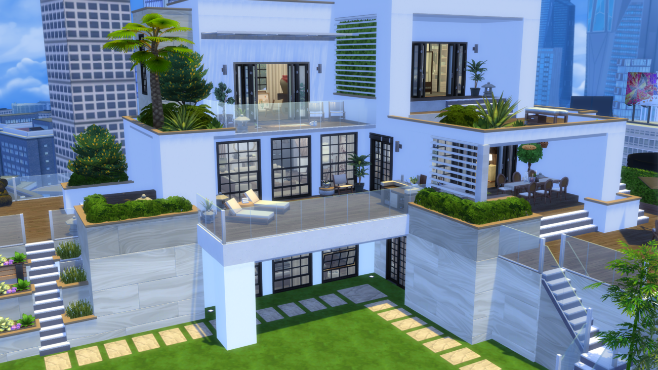 sims 4 penthouse build no cc