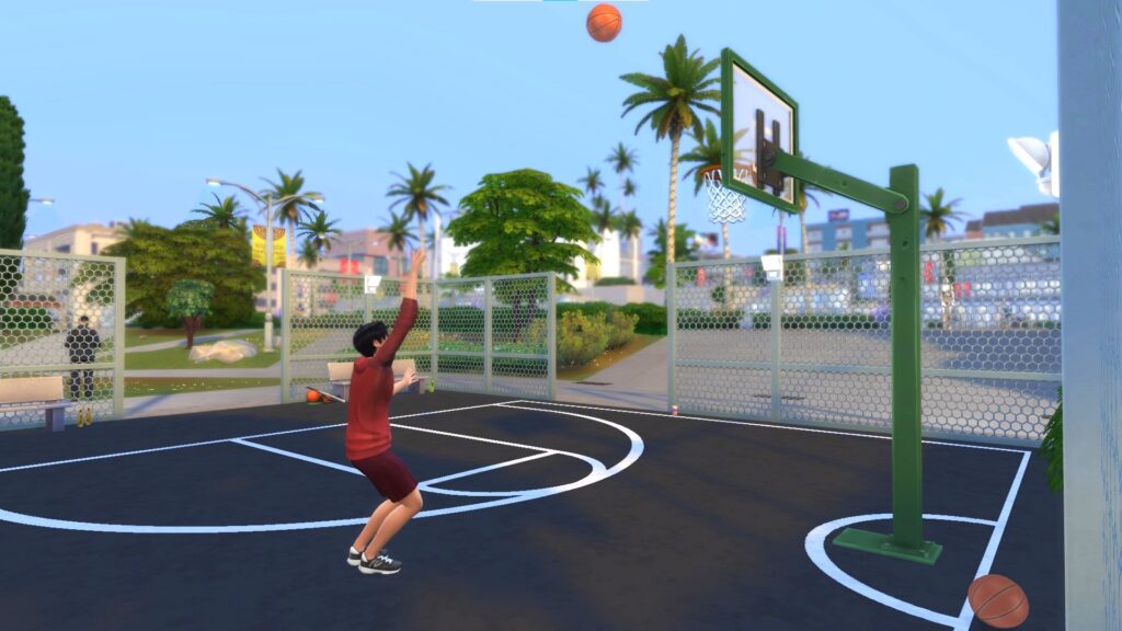 10 Sims 4 Parks & Outdoor Builds Your Sim Will Actually Visit (No CC) 34 sims 4 public basketball court lot no cc