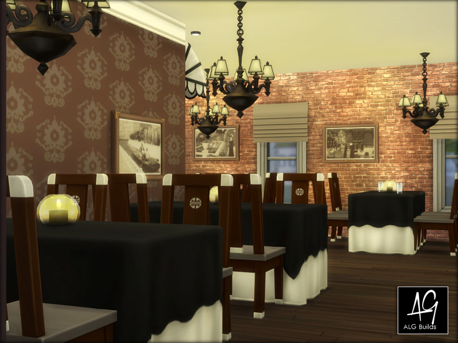 12 Sims 4 Restaurants Your Sims Will Actually Visit (No CC) 6 sims 4 restaurant build no cc