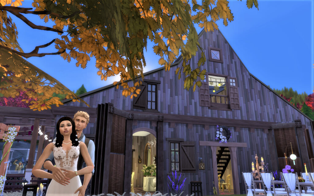 Sims 4 Wedding Venues That Feel Like a Dream (No CC) 37 Sims 4 wedding build no CC with romantic lighting