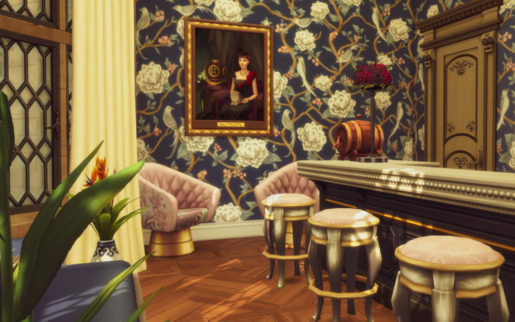 The Best Castle & Palace Builds in The Sims 4 (No CC) 33 sims 4 royal castle bar no cc