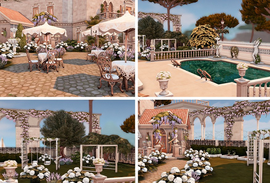 sims 4 royal castle build no cc