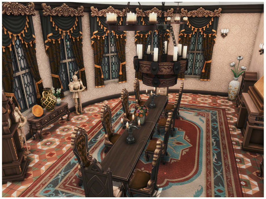 sims 4 royal family dining room
