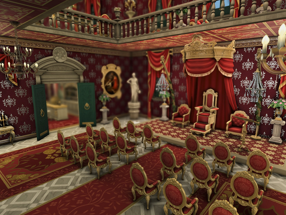 sims 4 royal legacy palace build no cc