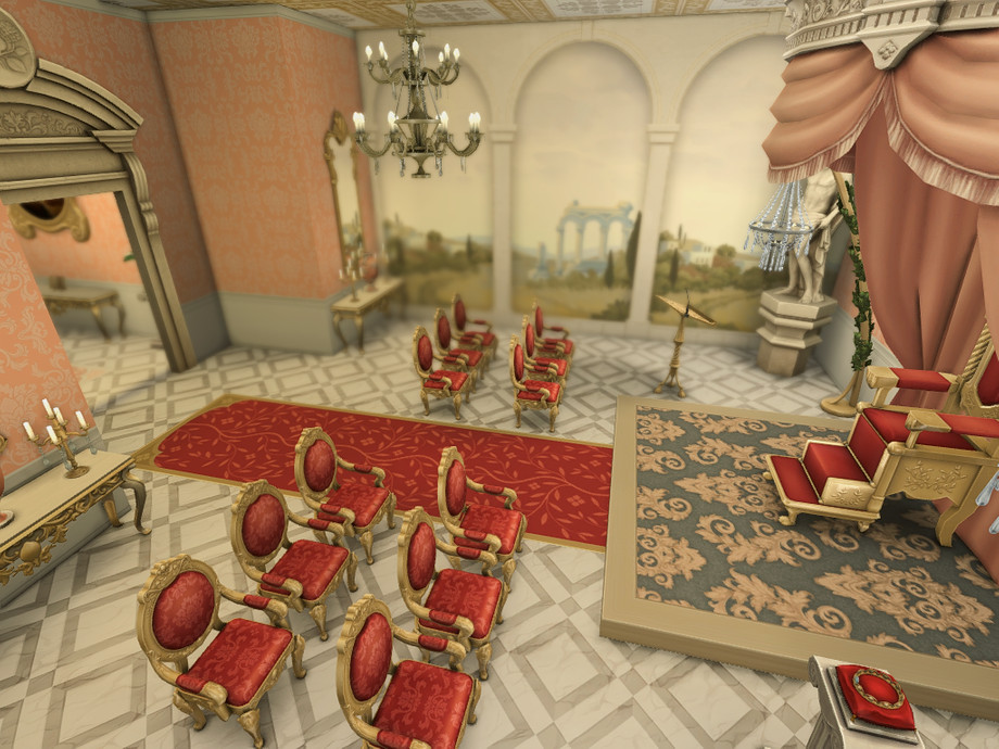 sims 4 royal palace build no cc