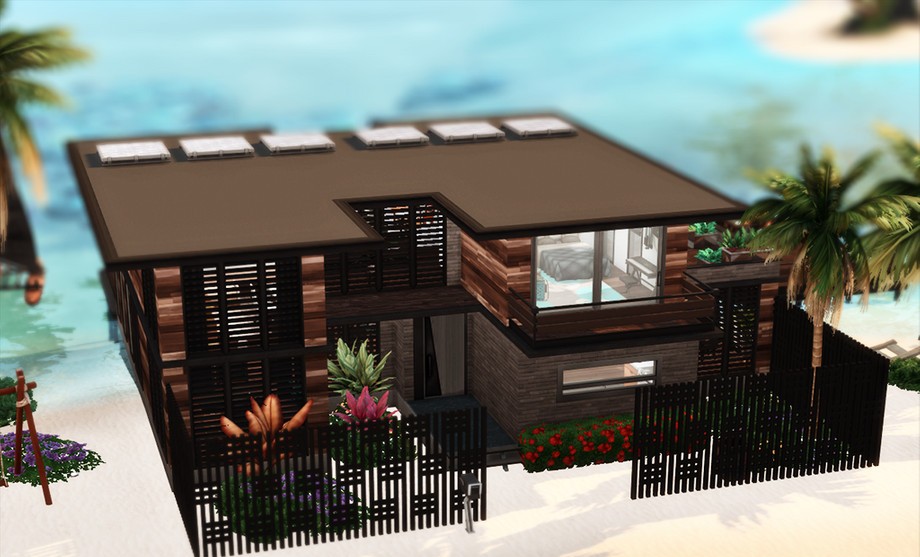 sims 4 rustic seaside beach house no cc
