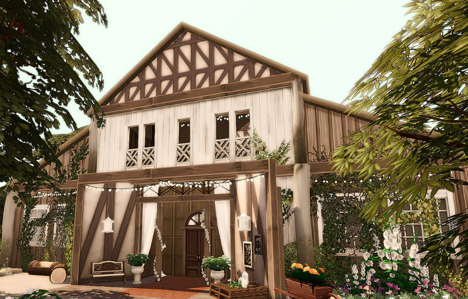 Sims 4 Wedding Venues That Feel Like a Dream (No CC) 7 sims 4 rustic wedding venue no cc