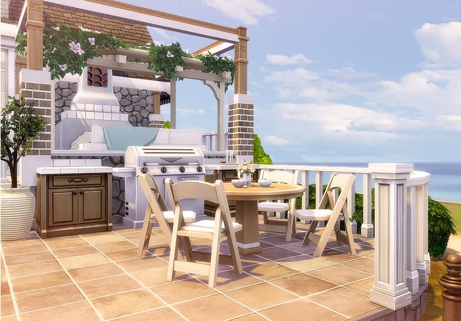 10 Beautiful Sims 4 Vacation Homes (No CC) 16 sims 4 seaside vacation home no cc