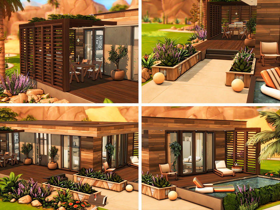 10 Small No CC Homes That Feel Surprisingly Spacious 31 sims 4 small desert home build no cc