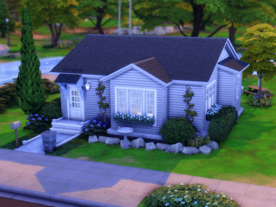 sims 4 small starter home no cc