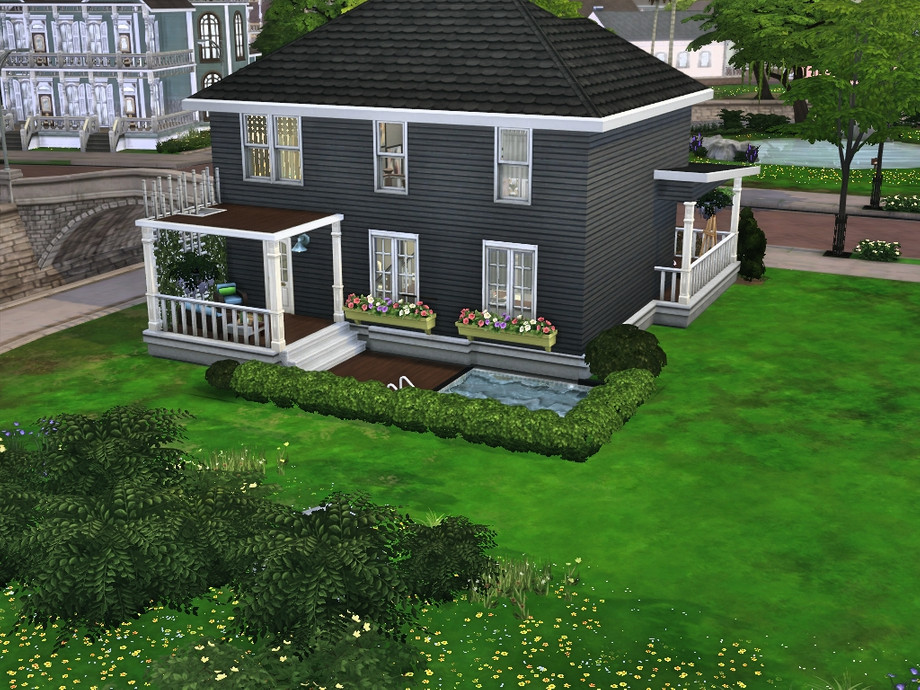 10 Small No CC Homes That Feel Surprisingly Spacious 22 sims 4 small suburban family home with backyard no cc