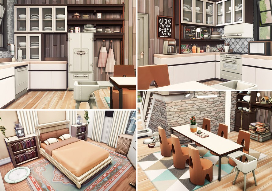 10 Sims 4 Family Homes (No CC) Perfect for a Legacy Save 16 sims 4 spacious suburban family homeBuild no cc