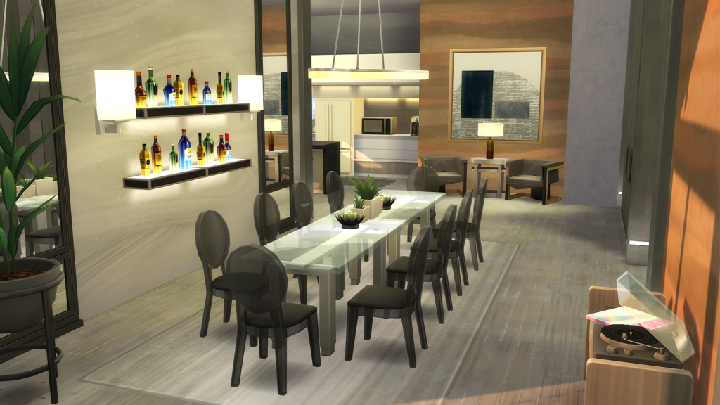 Sims 4 Penthouse Apartments That Feel Like Luxury Living (No CC) 35 Sims 4 apartment build no CC with modern penthouse style