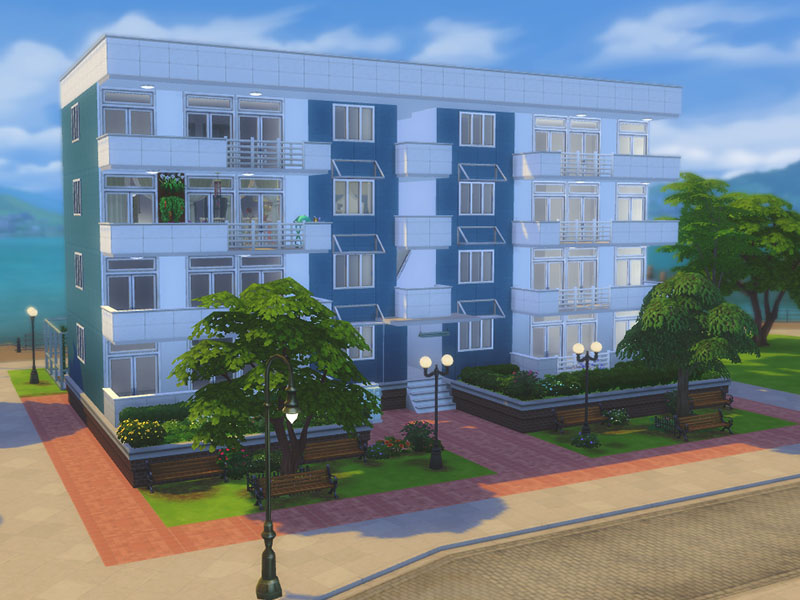 12 Sims 4 Apartment Complexes & Townhouses for Realistic Living (No CC) 28 sims 4 suburubian apartment no cc