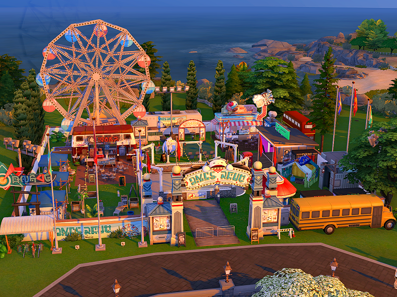 sims 4 family fair community lot no cc