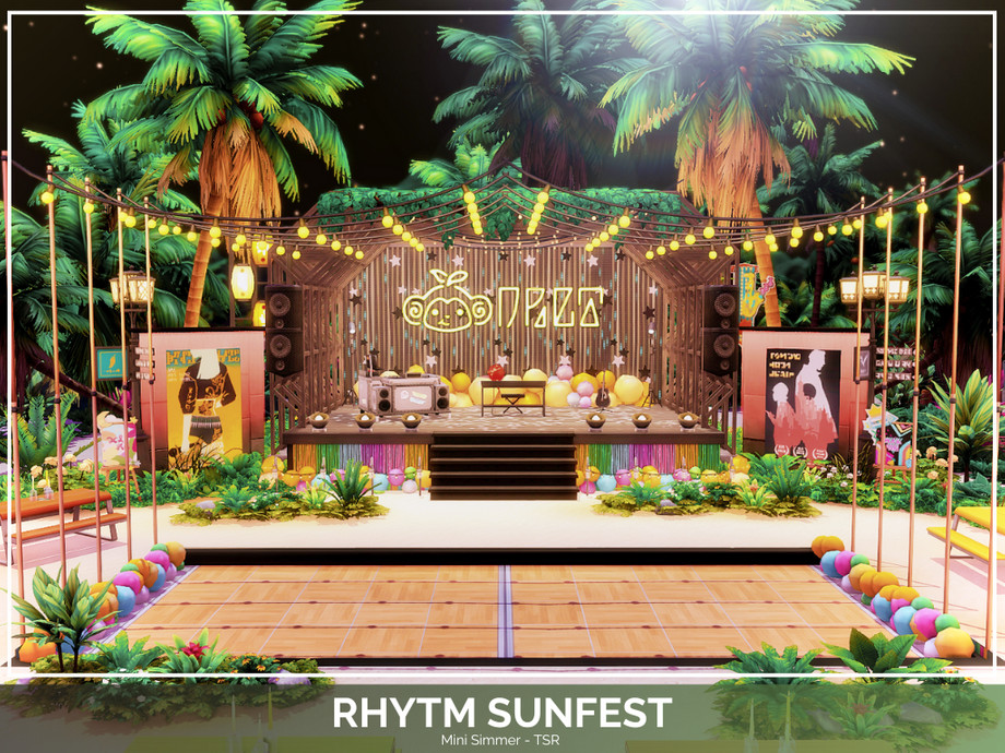 sims 4 sun fest no cc