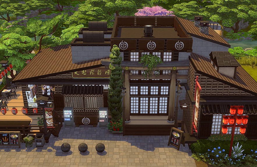 12 Sims 4 Restaurants Your Sims Will Actually Visit (No CC) 29 sims 4 sushi bar restaurant no cc