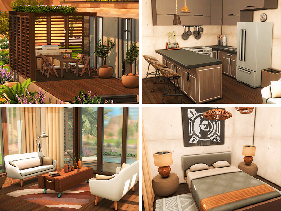 10 Small No CC Homes That Feel Surprisingly Spacious 30 sims 4 tiny desert home no cc