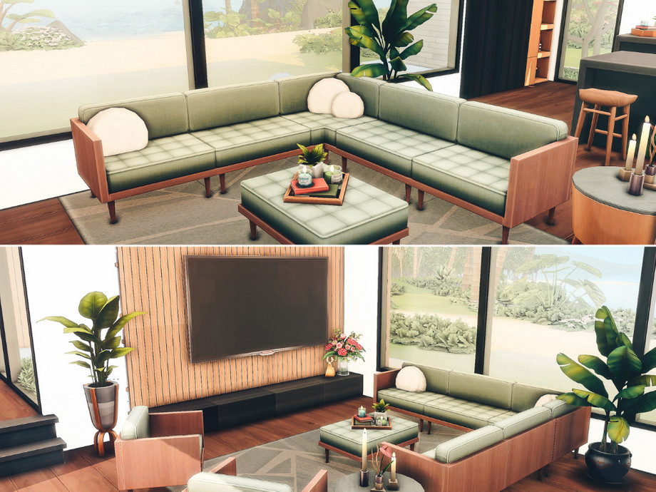 10 Beautiful Sims 4 Vacation Homes (No CC) 21 sims 4 tropical beach cabin no cc 1