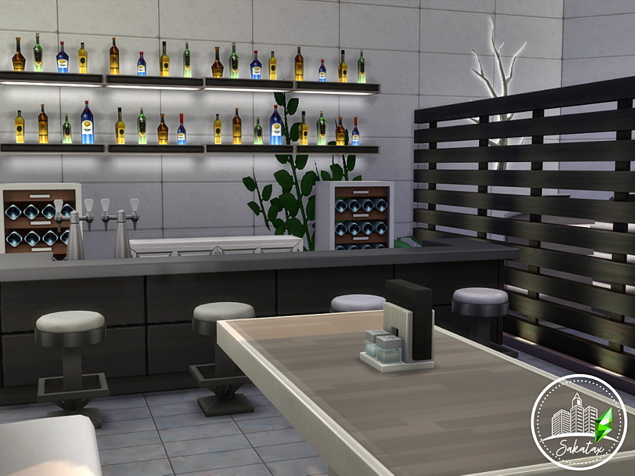 12 Sims 4 Restaurants Your Sims Will Actually Visit (No CC) 35 sims 4 upscale restaurant bar area no cc