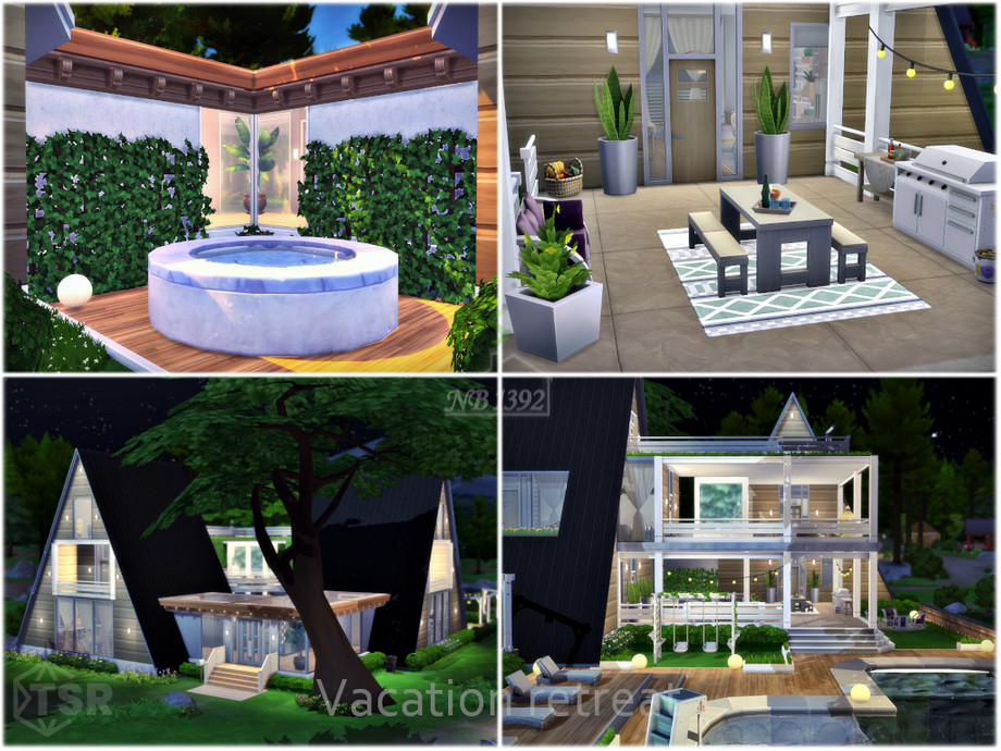 10 Beautiful Sims 4 Vacation Homes (No CC) 7 sims 4 vacation retreat for family no cc