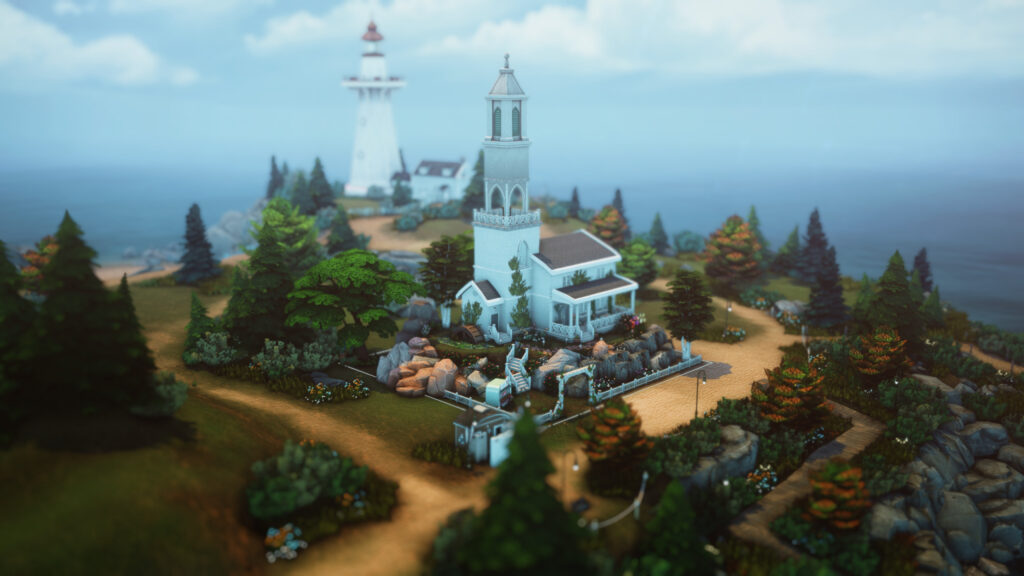 Sims 4 Wedding Venues That Feel Like a Dream (No CC) 18 Sims 4 wedding build no CC with scenic outdoor location