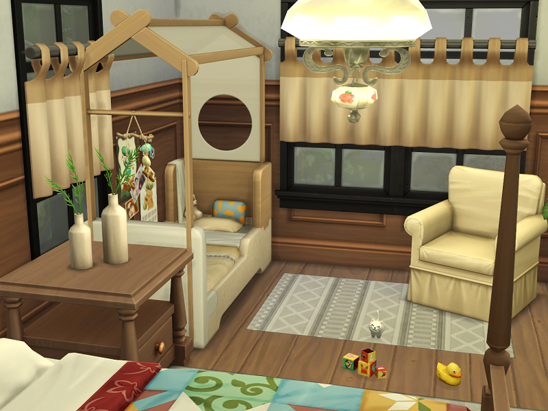 sims 4ivy cottage bedroom no cc