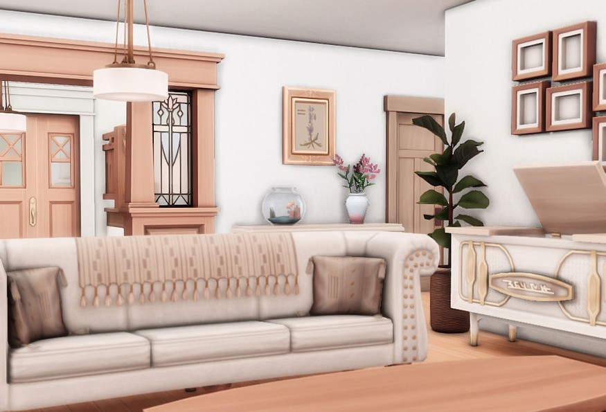 10 Sims 4 Family Homes (No CC) Perfect for a Legacy Save 25 spacious sims 4 family home living room no cc
