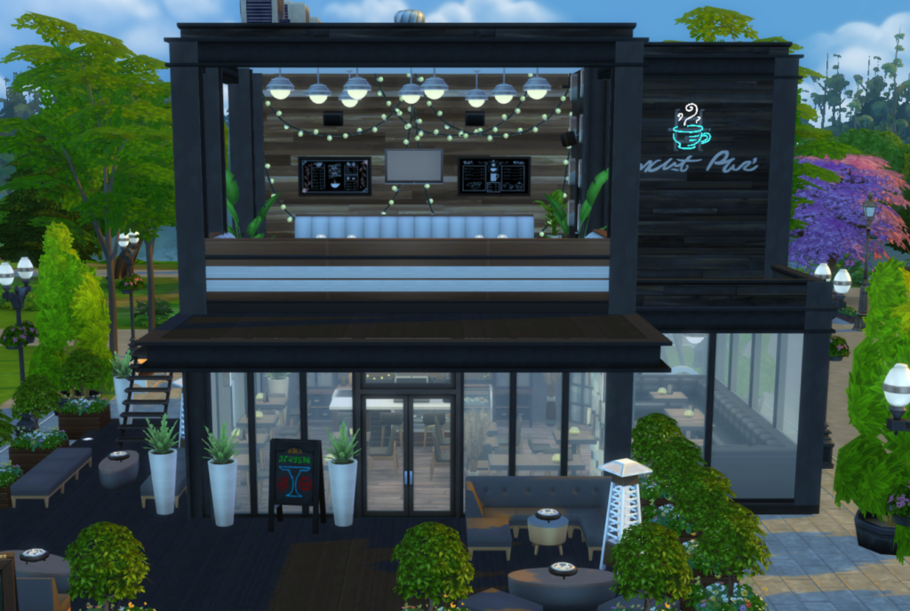 10+ Sims 4 Cafe Builds That Make Your Save Feel Alive (No CC) 34 04 06 26 2 03 20 PM