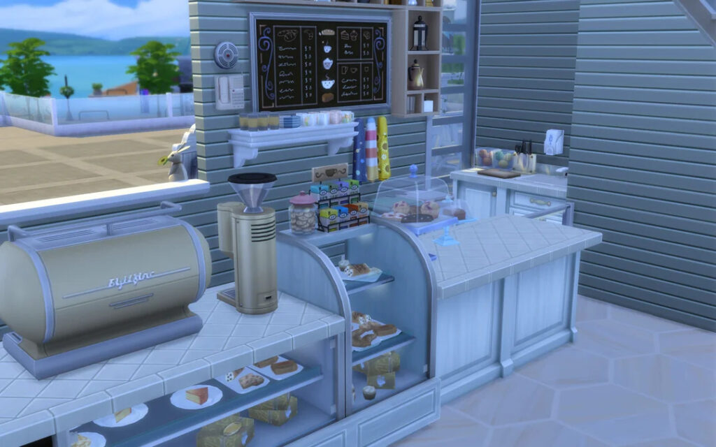 10+ Sims 4 Cafe Builds That Make Your Save Feel Alive (No CC) 46 bunny blooms brews cafe and flower shop v0 r3ts1giyxdff1