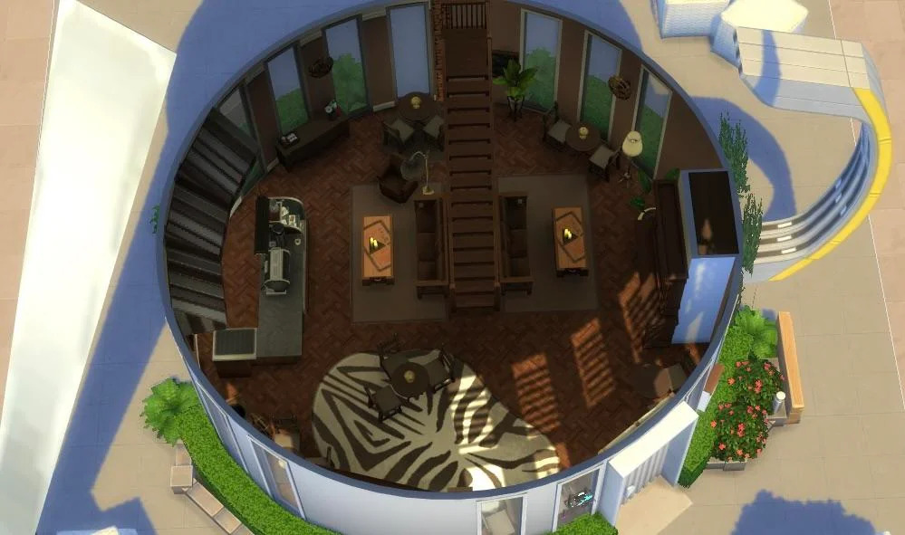 10+ Sims 4 Cafe Builds That Make Your Save Feel Alive (No CC) 41 cc no mug bean cafe build the sims 4