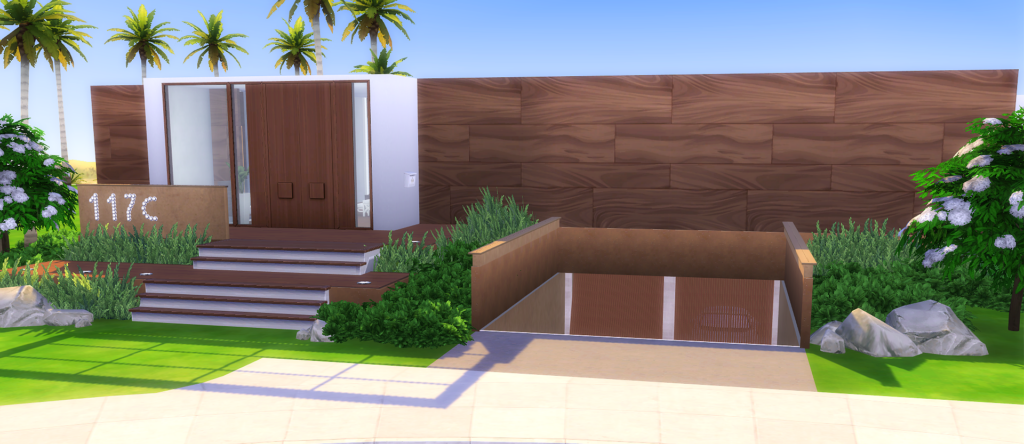 Sims 4 Celebrity Mansions for Your Rich & Famous Sims (No CC) 6 sims 4 celebrity mansion no cc grand entrance driveway.jpg