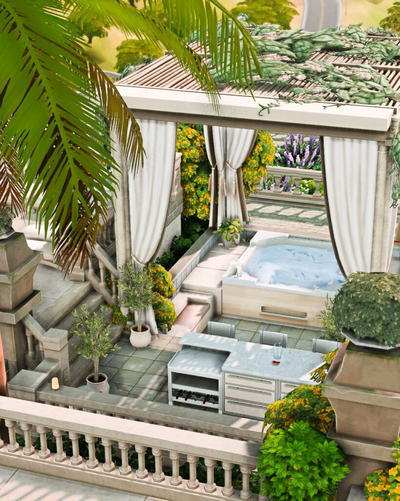 Sims 4 Celebrity Mansions for Your Rich & Famous Sims (No CC) 13 sims 4 celebrity mansion no cc rich and famous home.jpg