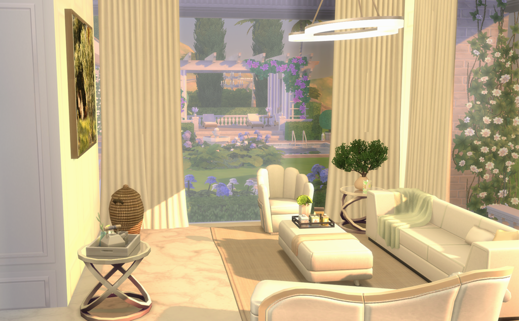 Sims 4 Celebrity Mansions for Your Rich & Famous Sims (No CC) 20 sims 4 celebrity mansion no cc sleek interior lighting.jpg