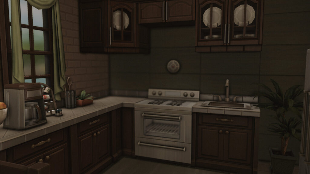 sims 4 cozy family base game home kitchen no cc