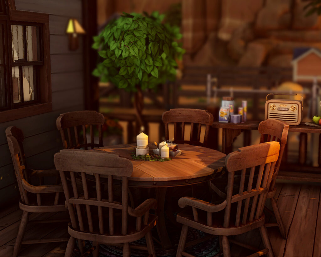 Sims 4 Ranch Homes for Country Living (No CC) 33 sims 4 family ranch build no cc 1