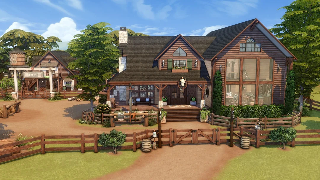 sims 4 family ranch uses no cc