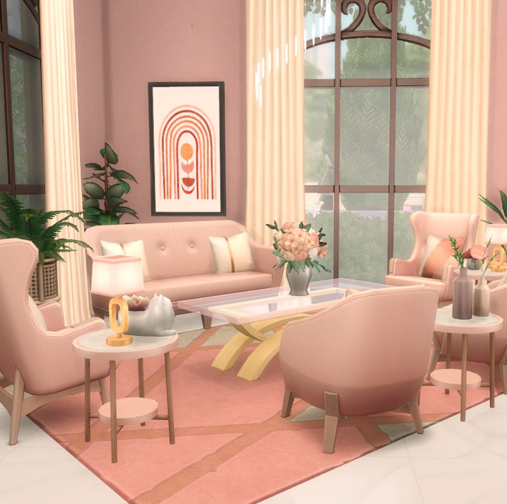 10+ Sims 4 Cafe Builds That Make Your Save Feel Alive (No CC) 13 sims 4 feminine cafe no cc