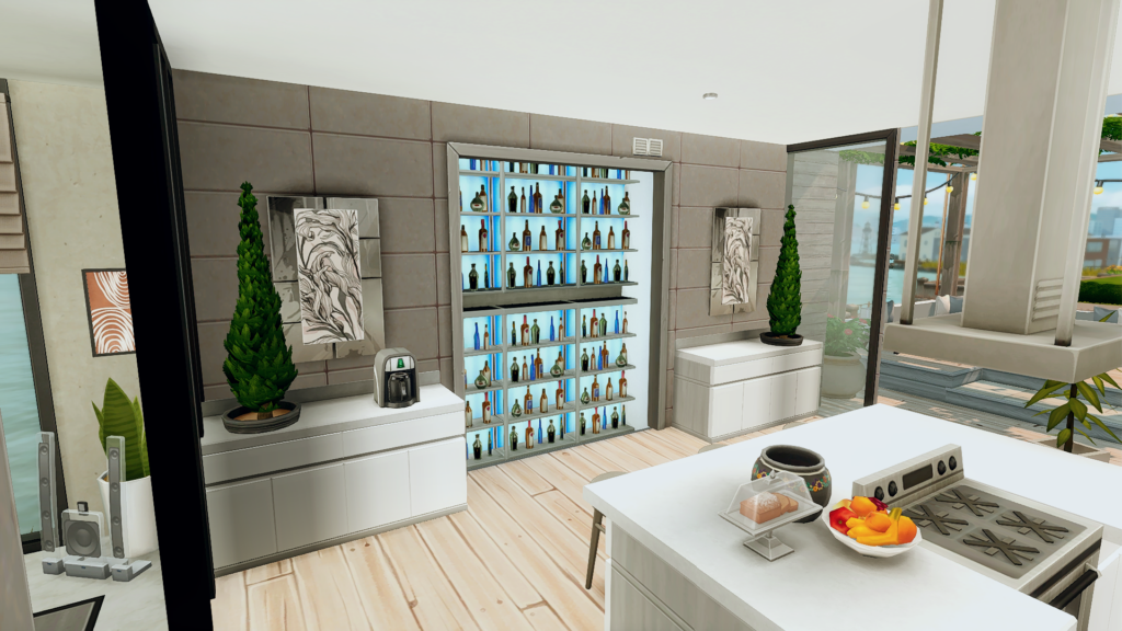 sims 4 modern kitchen base game home no cc
